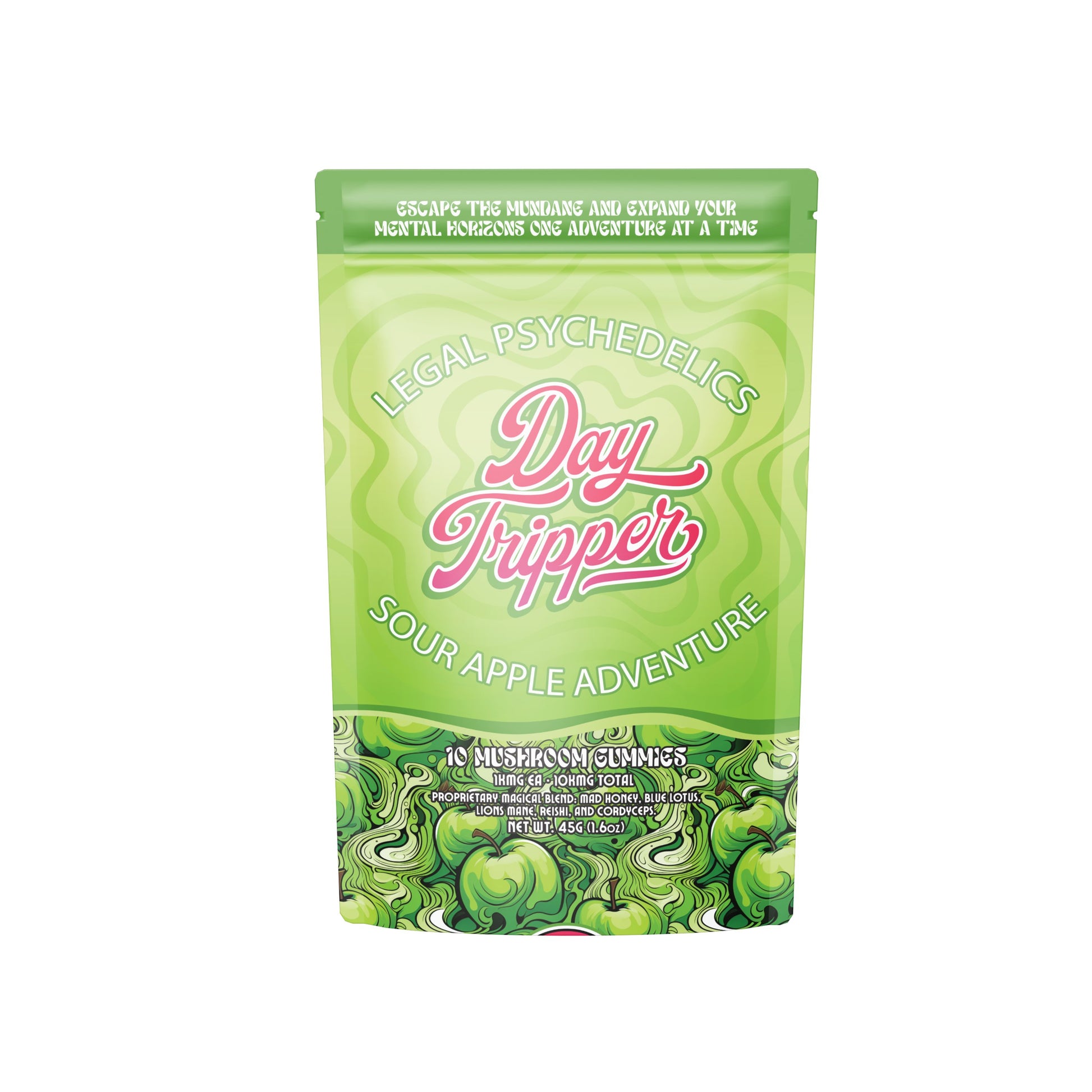 Day Tripper Mushroom Gummies - Sour Apple Adventure - Outer Space Distribution