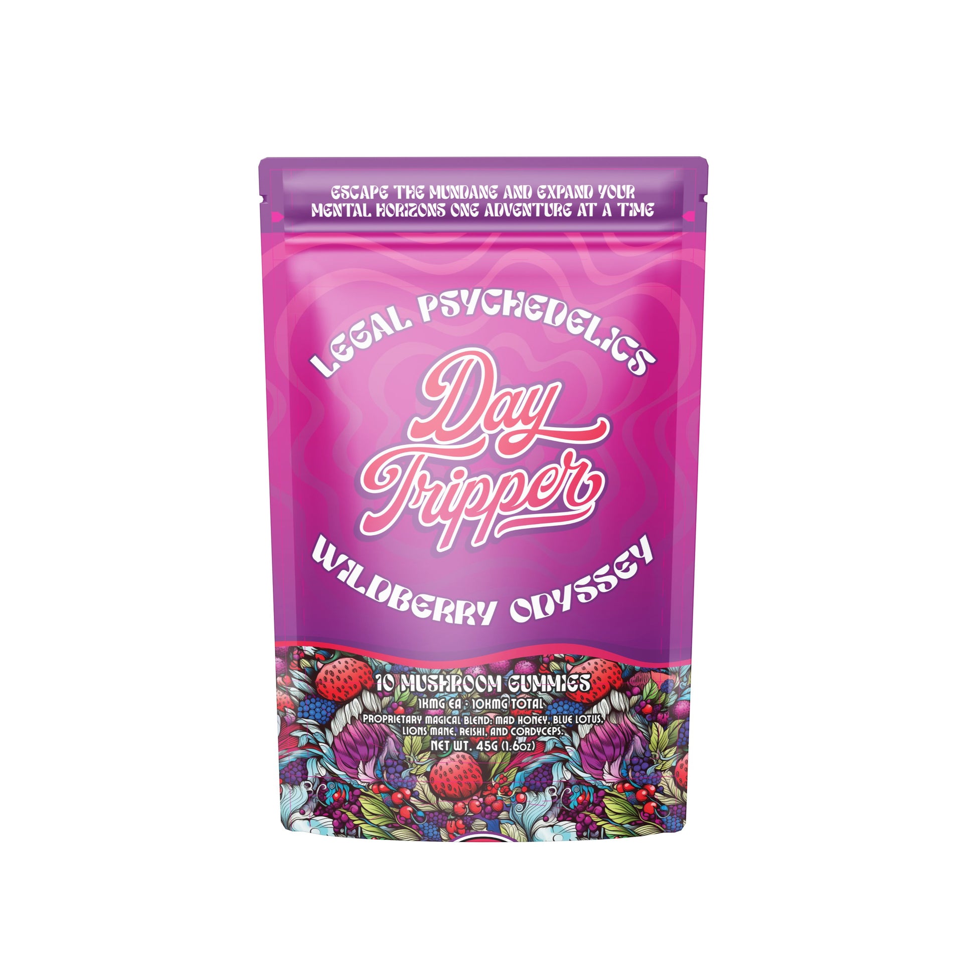 Day Tripper Mushroom Gummies - Wild Berry Odyssey - Outer Space Distribution