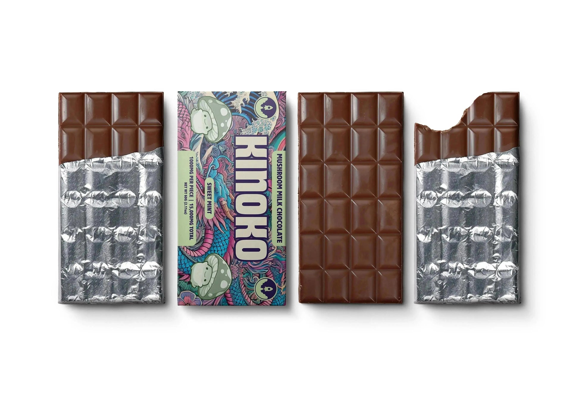 Kinoko Magic Mushroom Mint Chocolate Bar - Outer Space Distribution