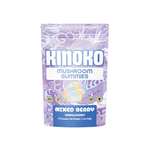 KINOKO Mixed Berry Magic Mushroom Gummies - Outer Space Distribution