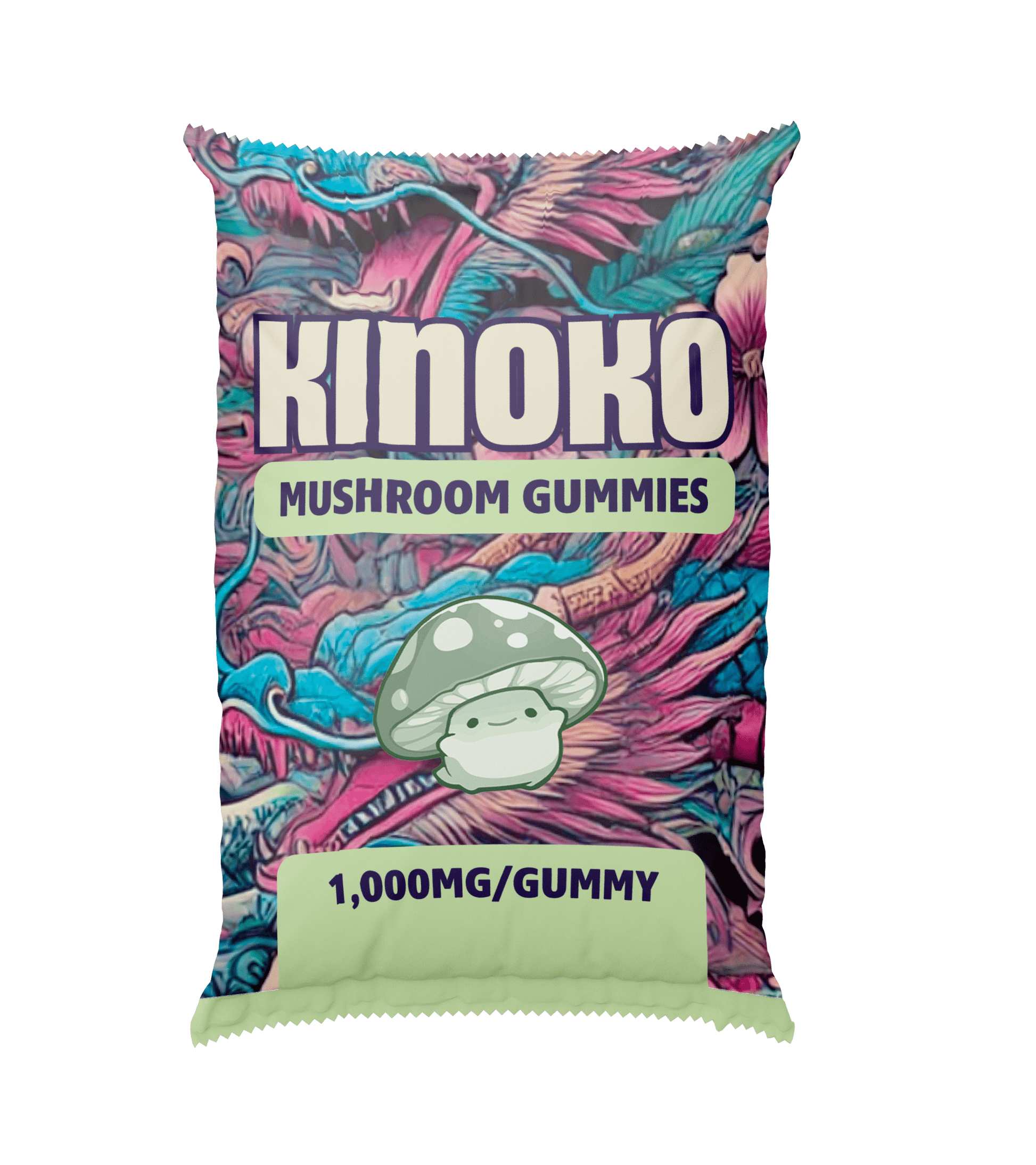 KINOKO Watermelon Magic Mushroom Gummies 3 - Pack - Outer Space Distribution