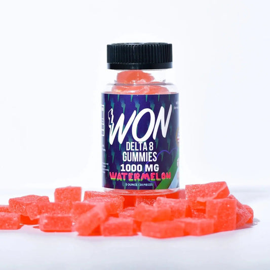 WON Delta 8 Gummies - Watermelon - 1000mg - Outer Space Distribution